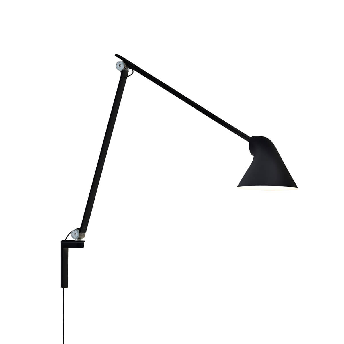 Louis Poulsen NJP LED Wandleuchte long, schwarz