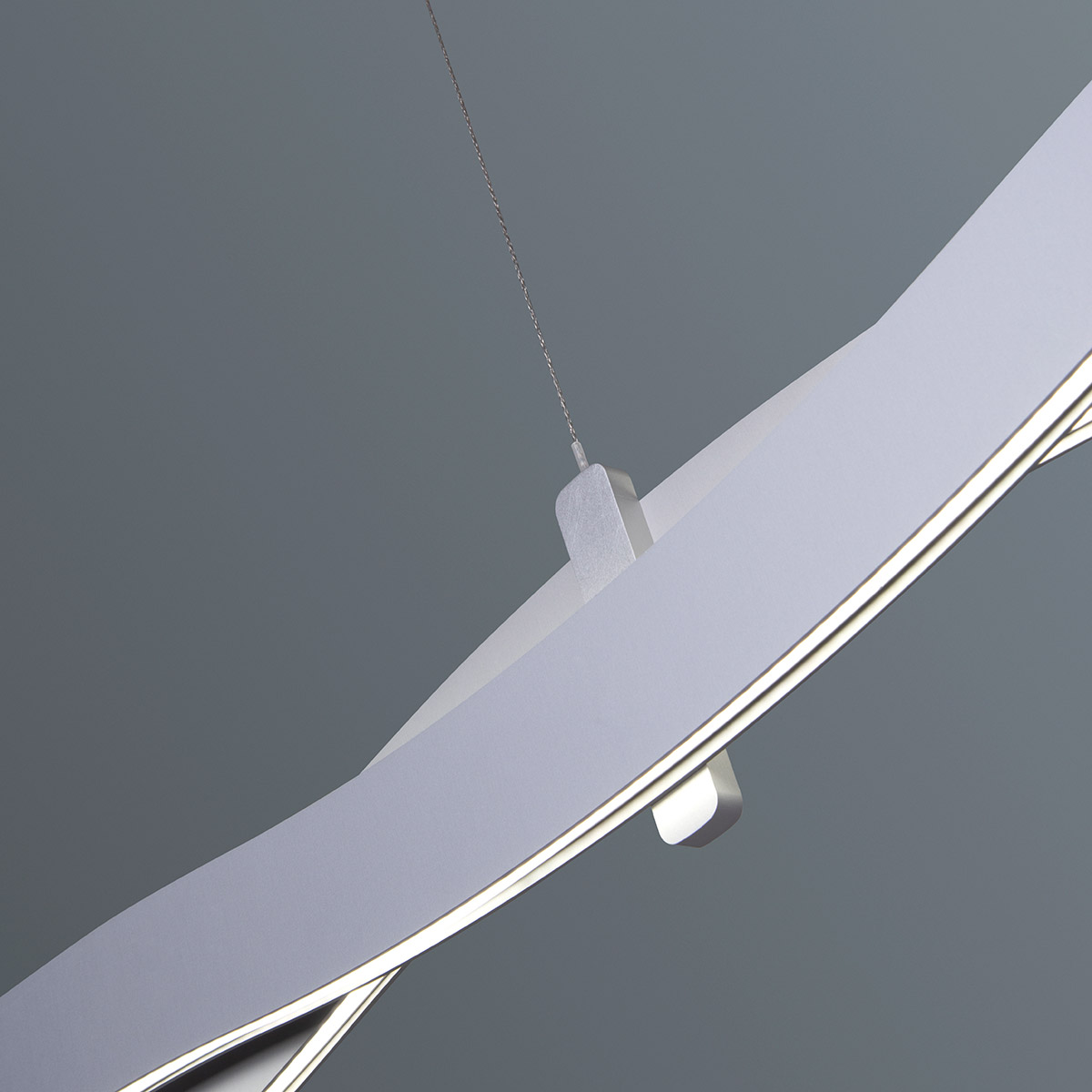 Bopp Plus Swing LED Pendelleuchte, Aluminium eloxiert