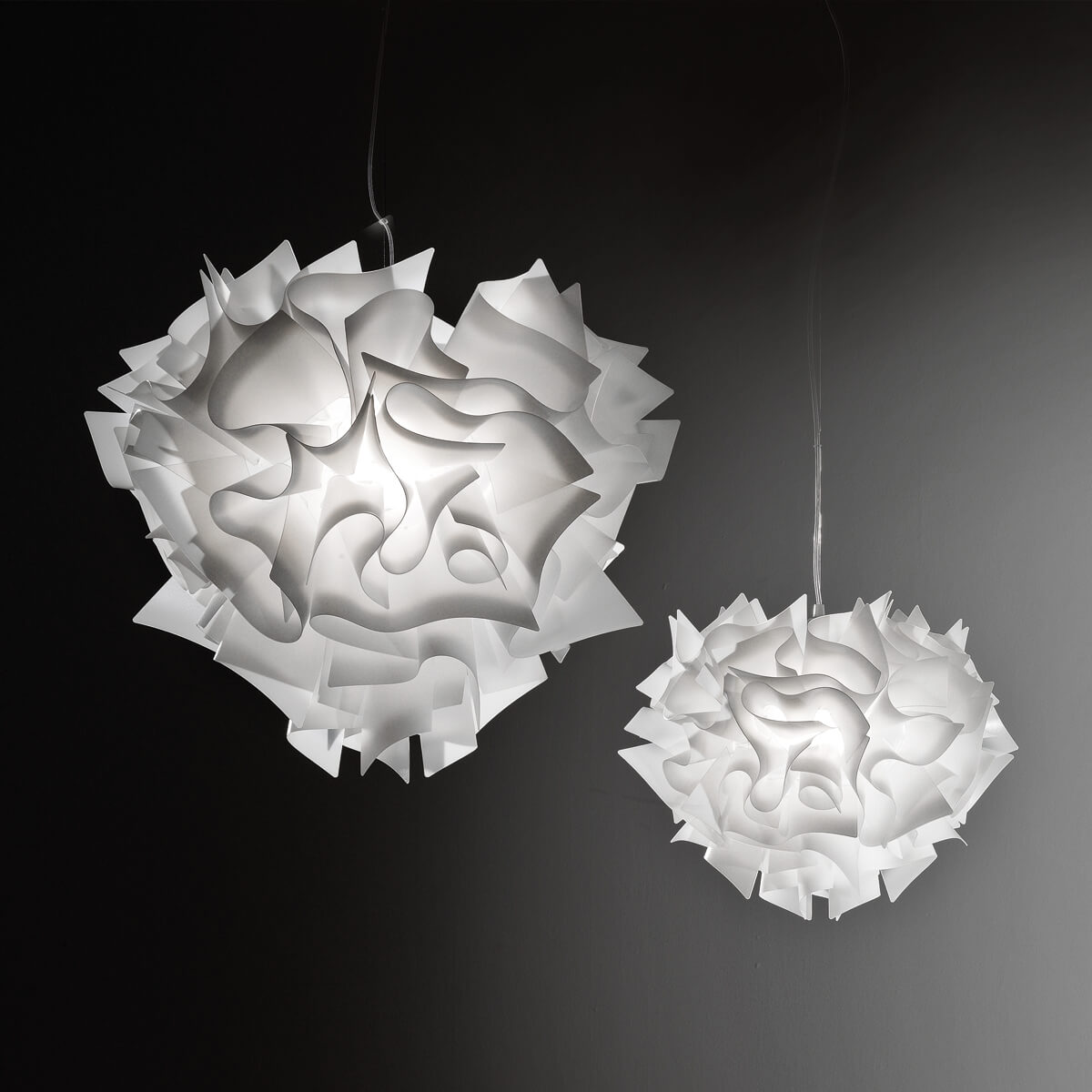 Slamp Veli Suspension Large und Veli Suspension, white (weiß)