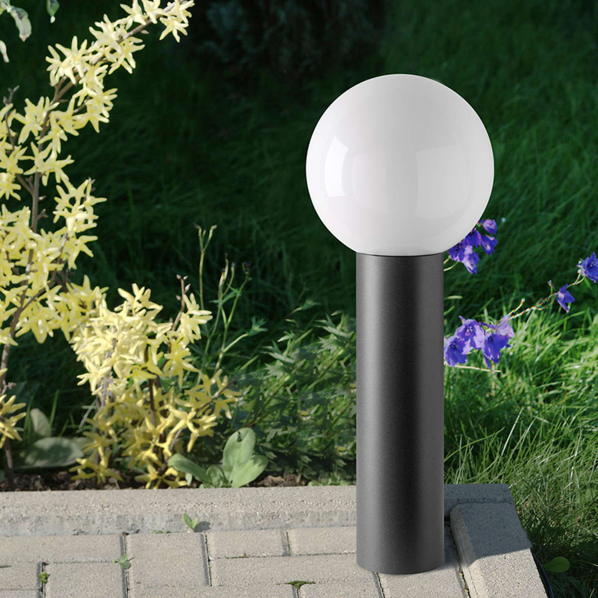 CMD Leuchten 95/75 Sockelleuchte, anthrazit