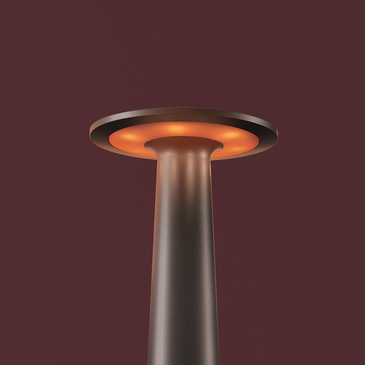 IP44.DE Lix skinny LED Akkuleuchte, Dim-to-Amber, frozen silver (Silber)