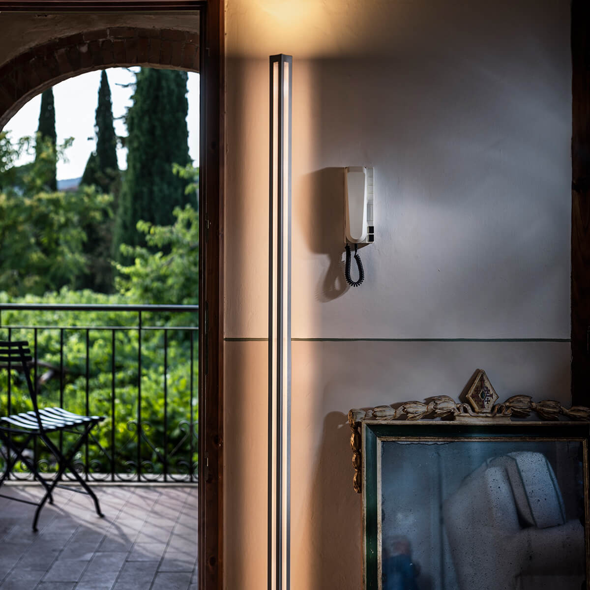 Foscarini Chiaroscura LED Terra, titanio (titan)