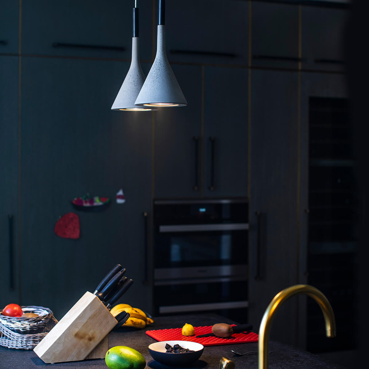 Foscarini Aplomb Sospensione, grigio (grau)