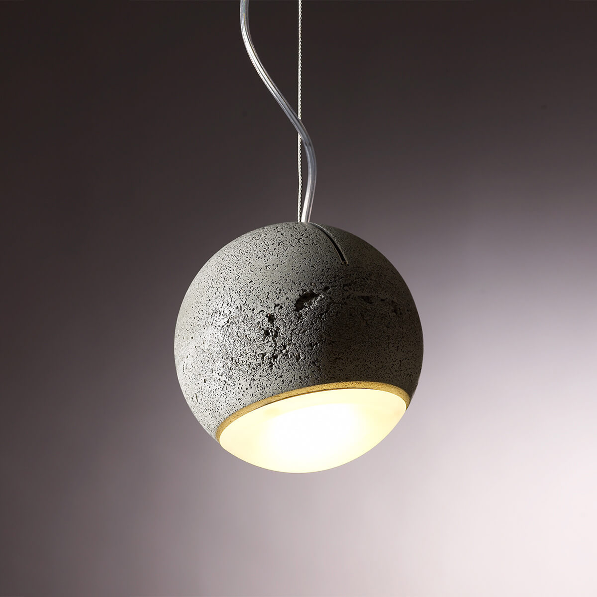 Tecnolumen Trabant Pendelleuchte, Ø: 16 cm, Glaslinse matt