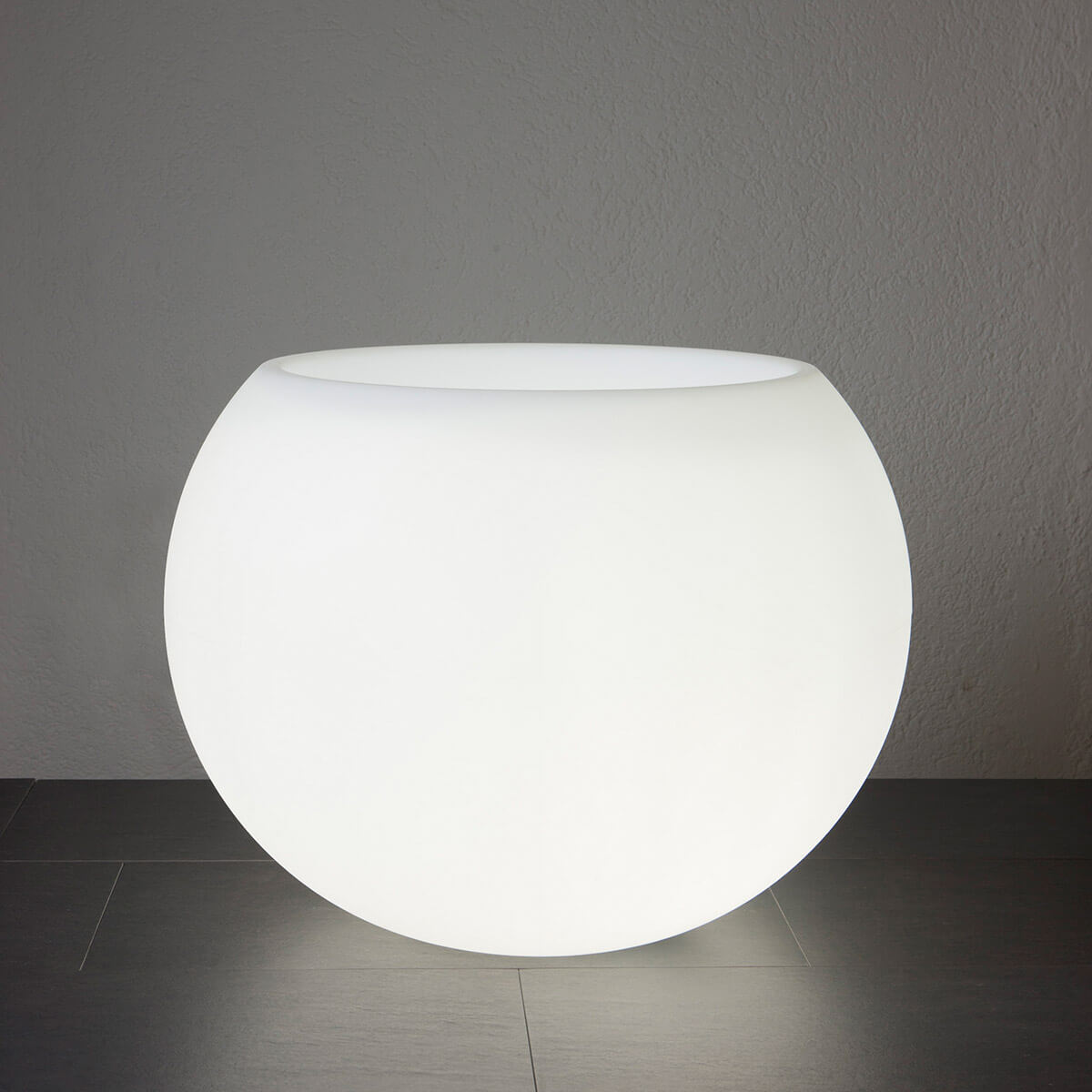 Epstein-Design Flora Dekoleuchte / Pflanztopf, Ø: 65 cm, weiß