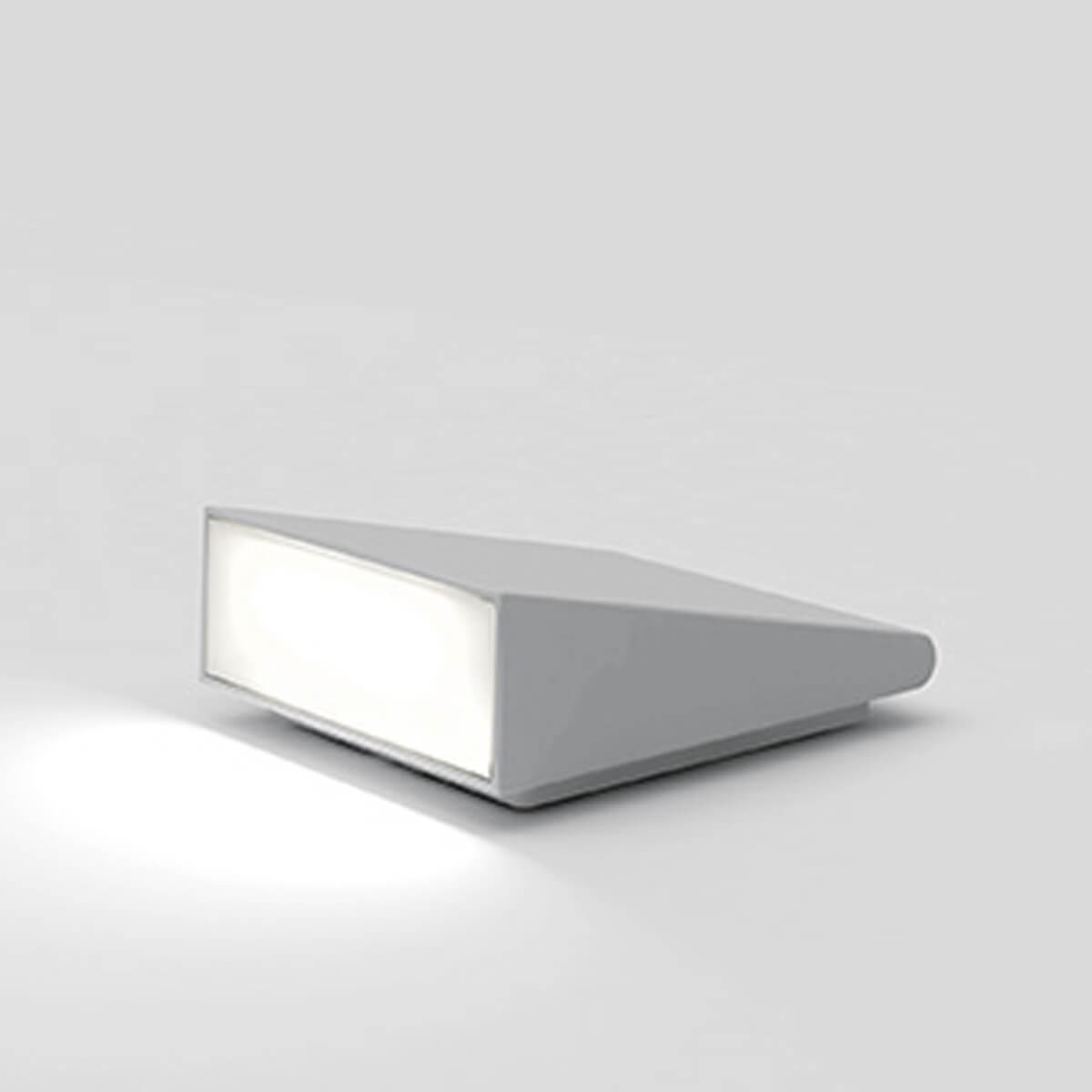 Artemide Outdoor Cuneo LED Boden- / Wandleuchte, hellgrau