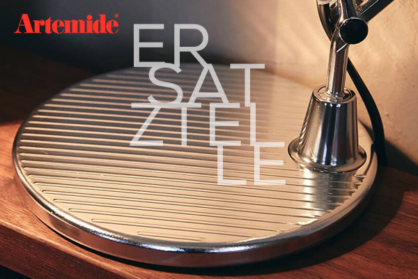 Artemide Ersatzteile mit Leuchtenfuß für Tolomeo Tischleuchten und Designklassiker