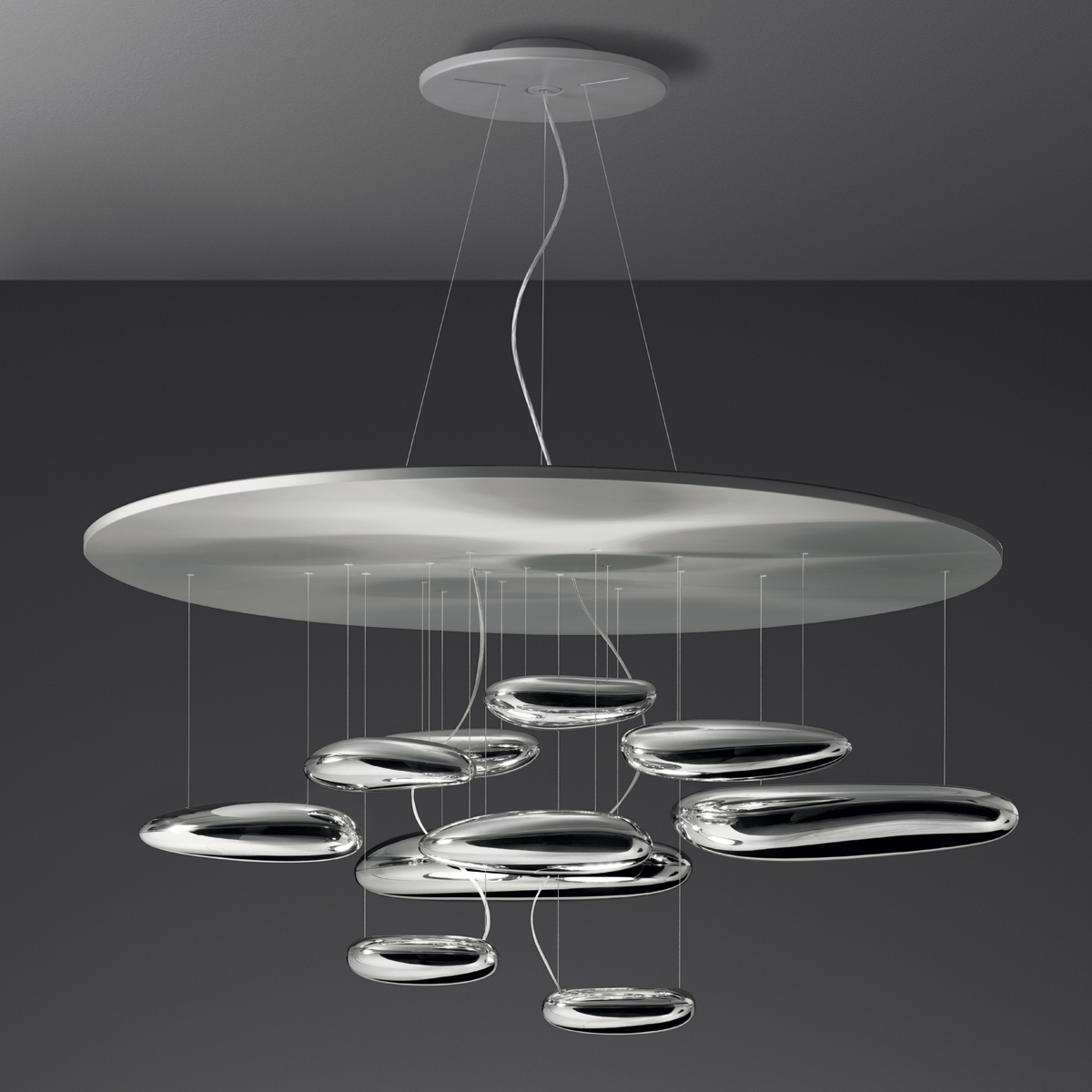 Artemide Mercury LED Sospensione, Chrom