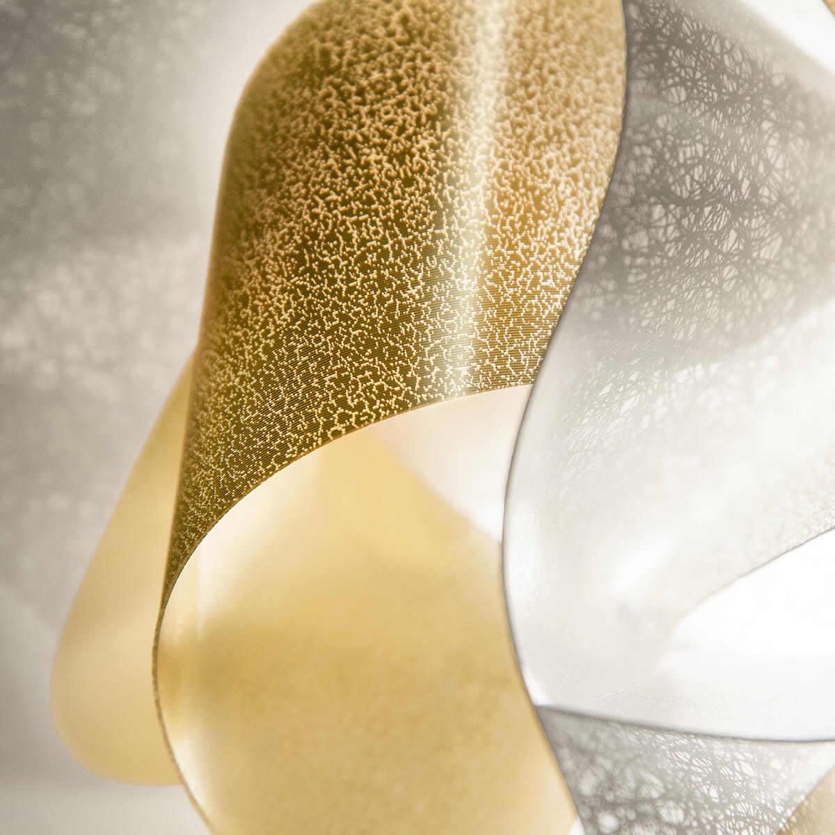 Slamp Veli Aurea Suspension, weiß / Gold