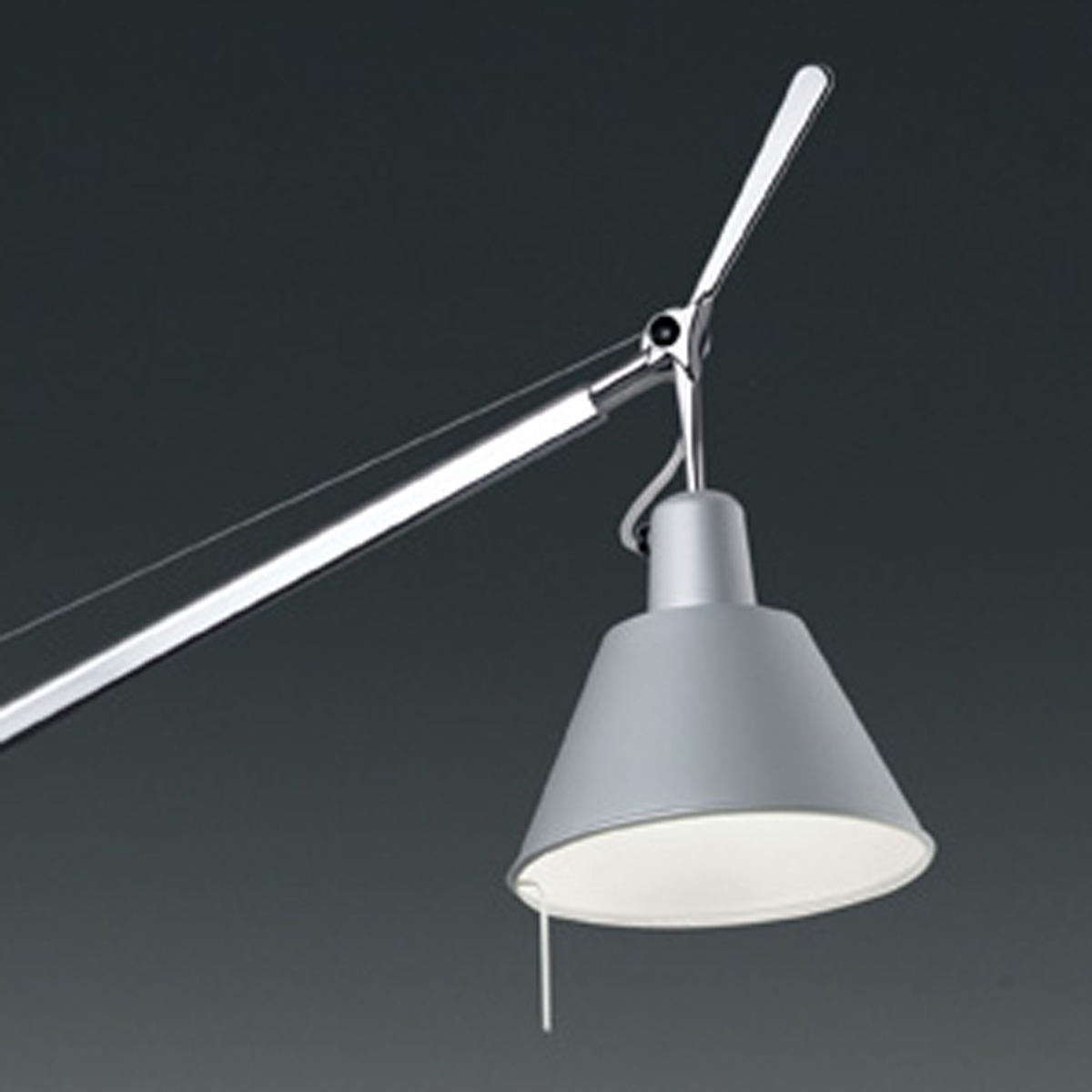 Artemide Tolomeo Sospensione Decentrata Aluminium
