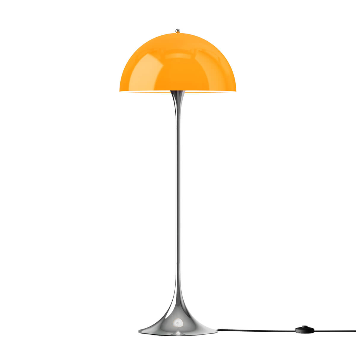 Louis Poulsen Panthella Stehleuchte The Originals opal orange / Chrom