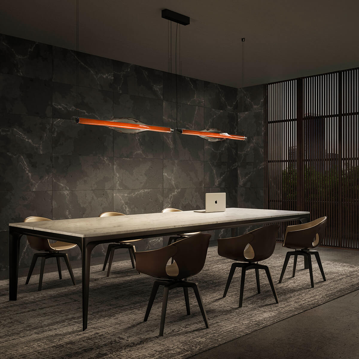 Dune Horizontal LED Pendelleuchte