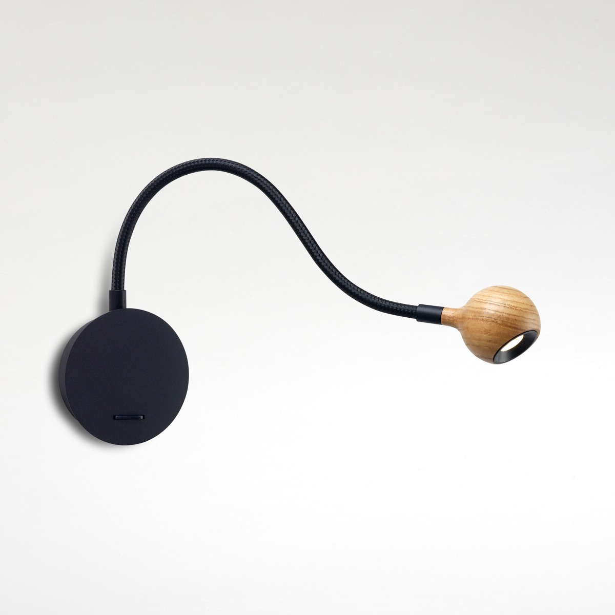 Marset N°8 LED Wandleuchte, Kopf: Eiche