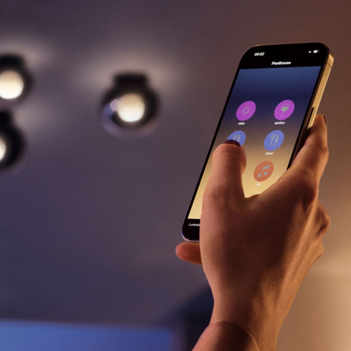 Occhio Luna Lichsteuerung via Occhio air App Occhio Luna Lichsteuerung via Occhio air App