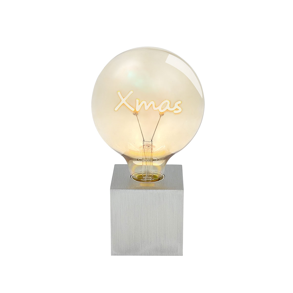 Sompex Xmas LED Filament Globelampe E27 Amber, 1,5 W, 2000 K, Ø: 12,5 cm (Sockel nicht im Lieferumfang enthalten)