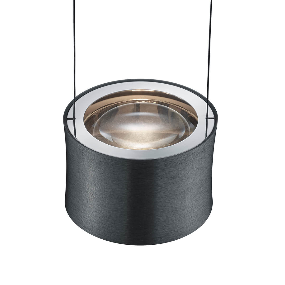 Bankamp Impulse LED Pendelleuchte, 3-flg., anthrazit matt eloxiert