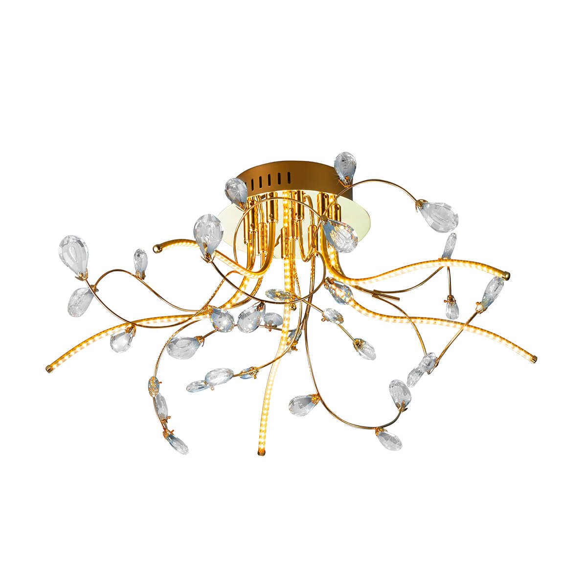 Crystal LED Deckenleuchte, Ø: 54 cm