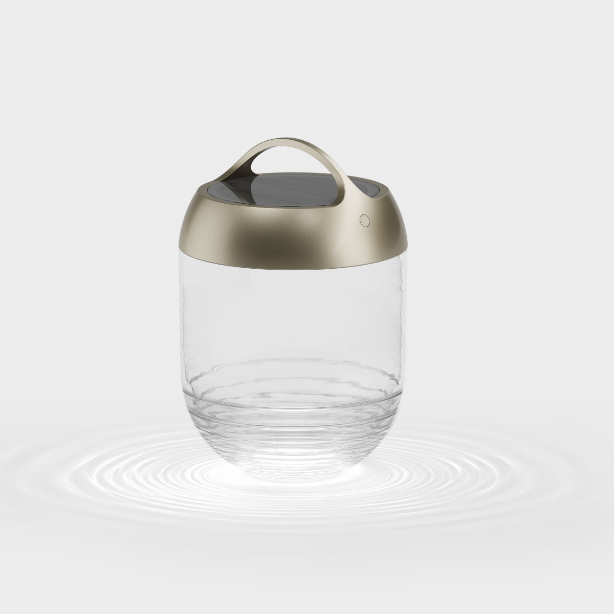 IP44.DE Aqu M LED Solar- / Akkuleuchte, true gold (Gold)