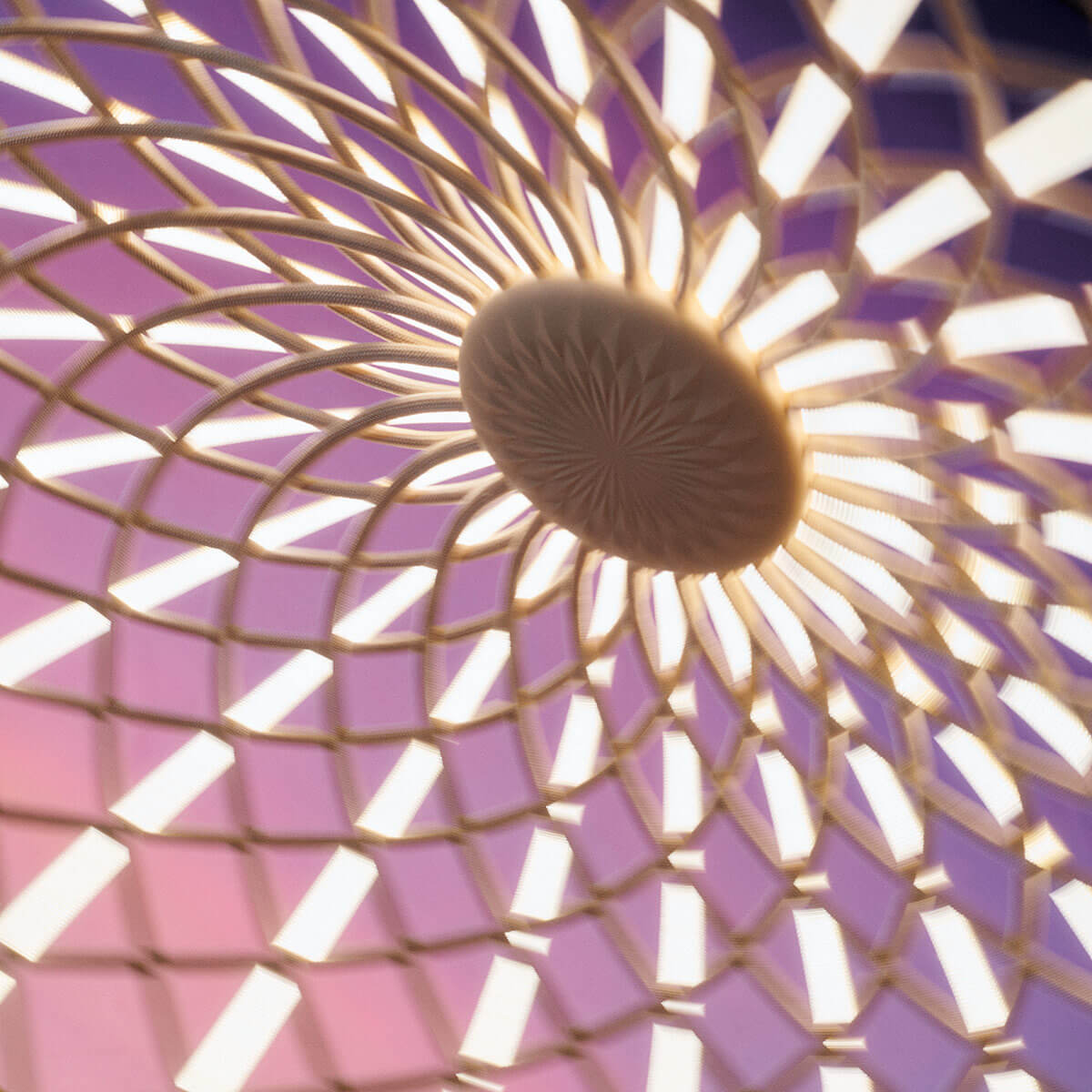 Flos Skynest LED Pendelleuchte, mandelfarben (©Alessandro Oliva)
