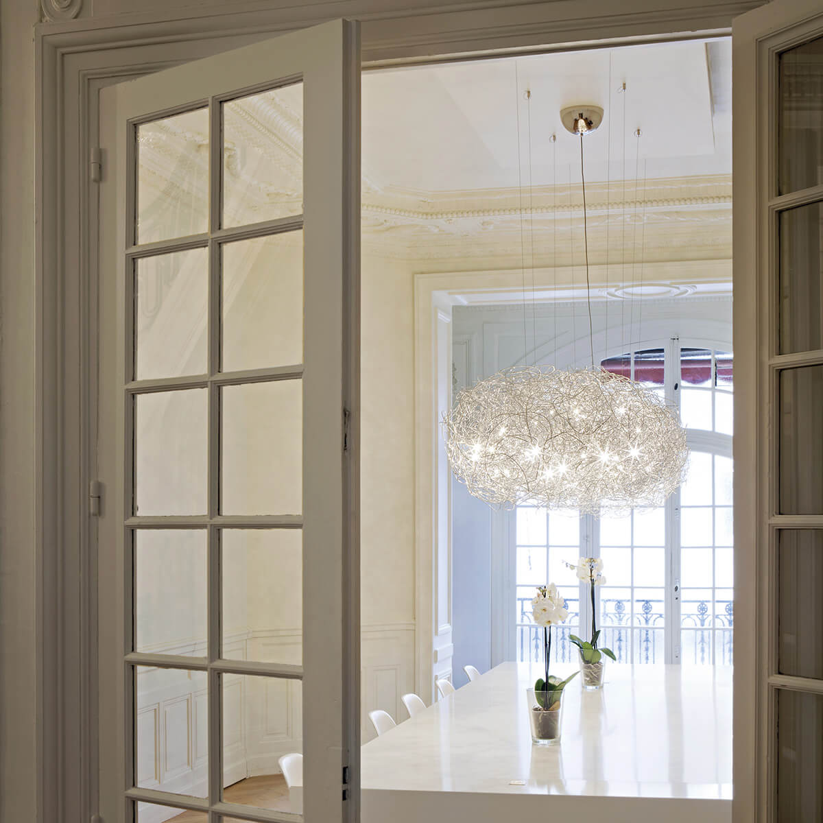 Catellani & Smith Fil de Fer Nuvola Pendelleuchte, Aluminium (Foto: Nava-Rapacchietta)