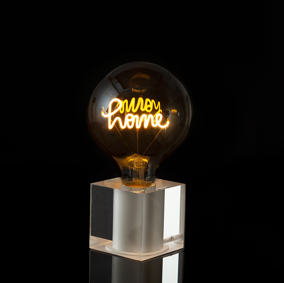 Sompex Cubic Tischleuchte Acryl, mit Motiv Leuchtmittel, Home (©Leuchtenland.com)