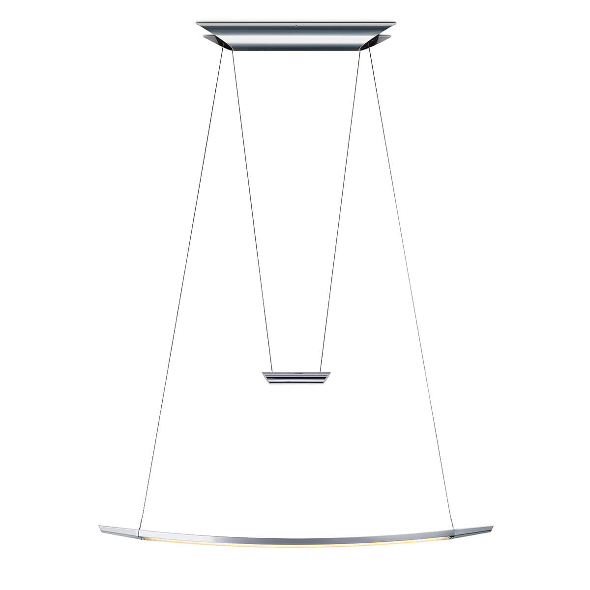Oligo Lisgo Sky Short LED Pendelleuchte, Chrom