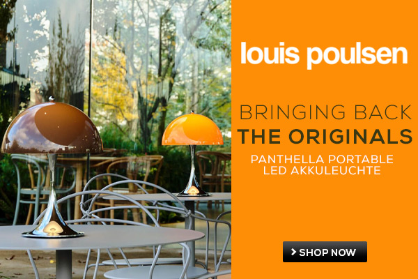 Banner mit Produktnews von Louis Poulsen