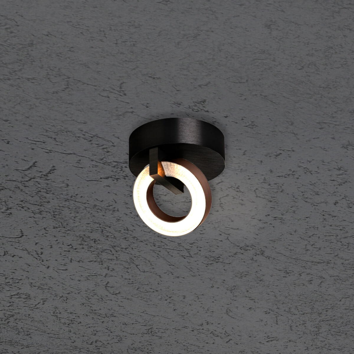 schwarz / Bronze eloxal