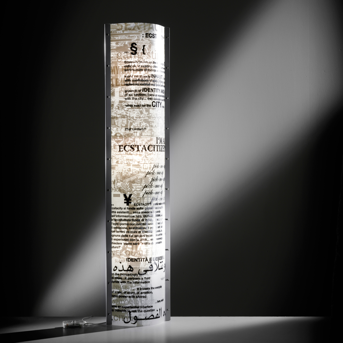 Slamp Ecstacity Floor, Aluminium / Ecstacity decor