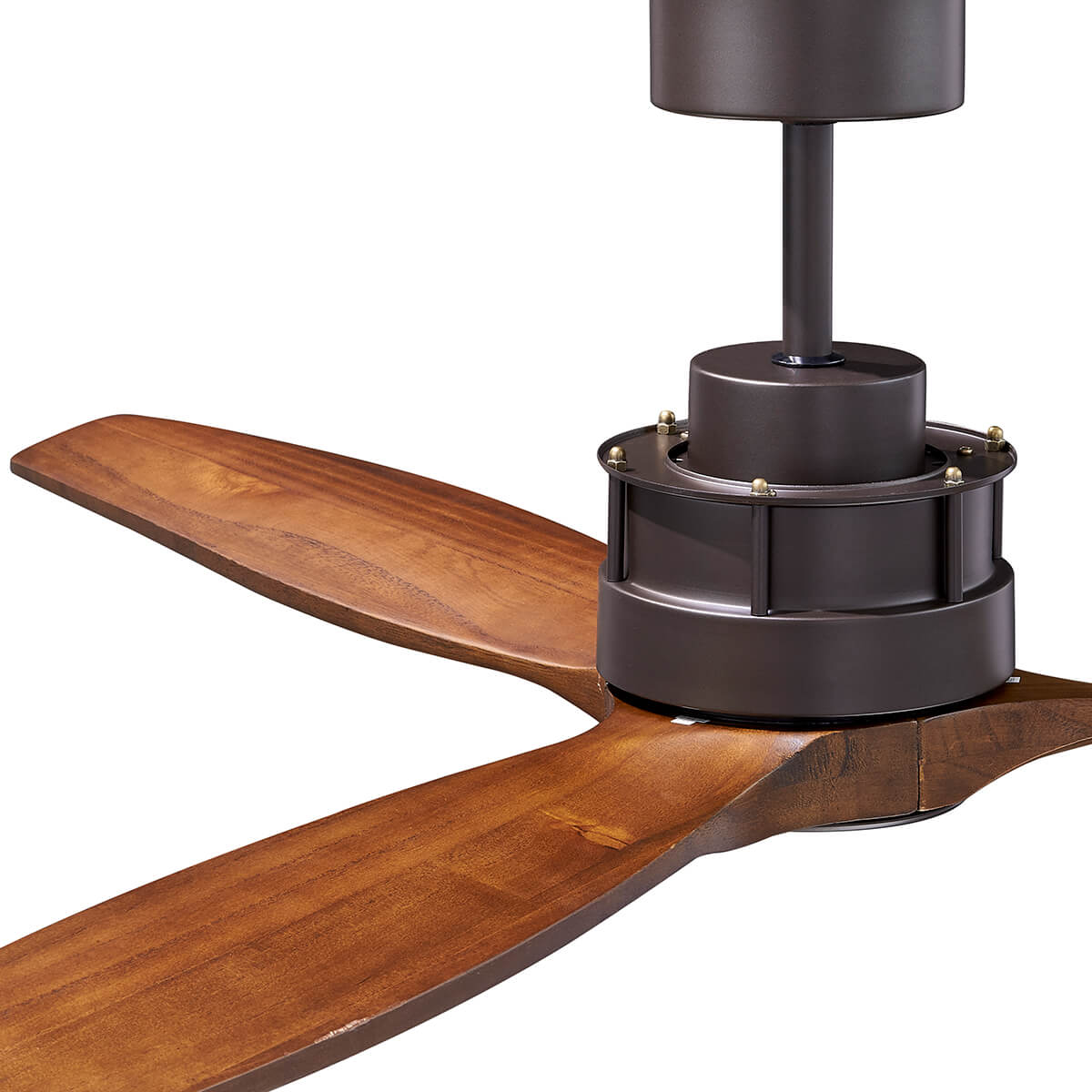 Beacon Lighting Lucci Air Airfusion Akmani Deckenventilator, Bronze matt, Flügel: Echtholz