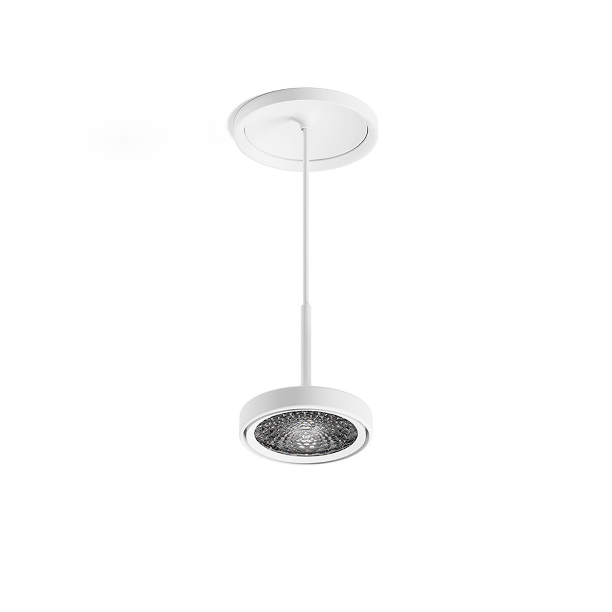 Sigor Nivo LED Einbau-Pendelleuchte, 36°, mattweiß
