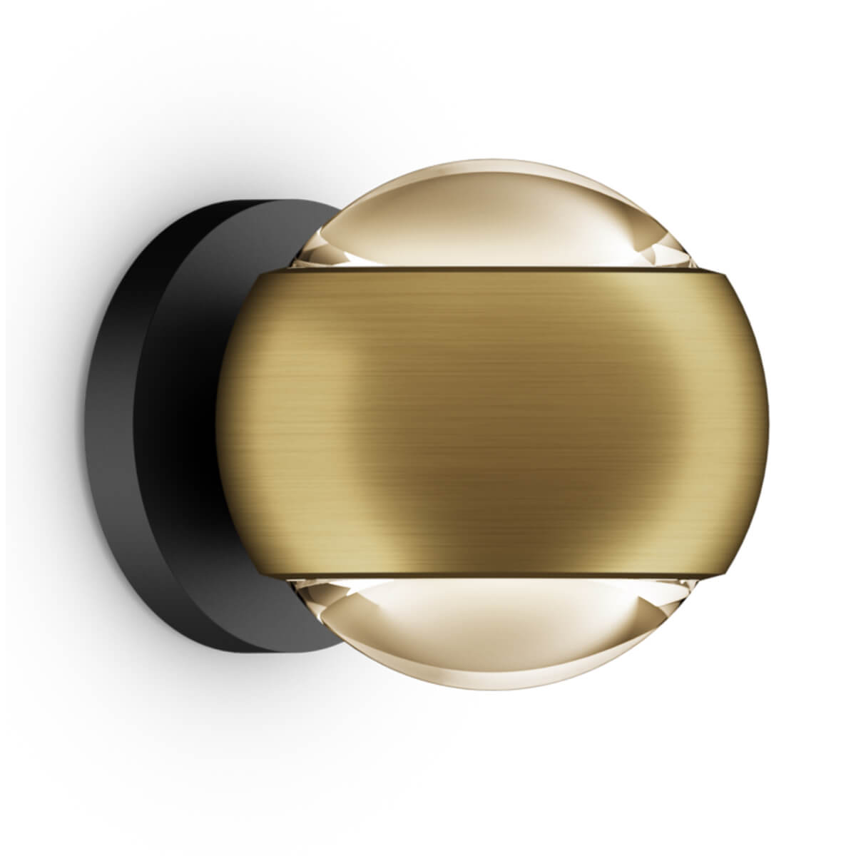 Occhio io verticale Volt D LED Wandleuchte, 2700 K, Bronze / mattschwarz