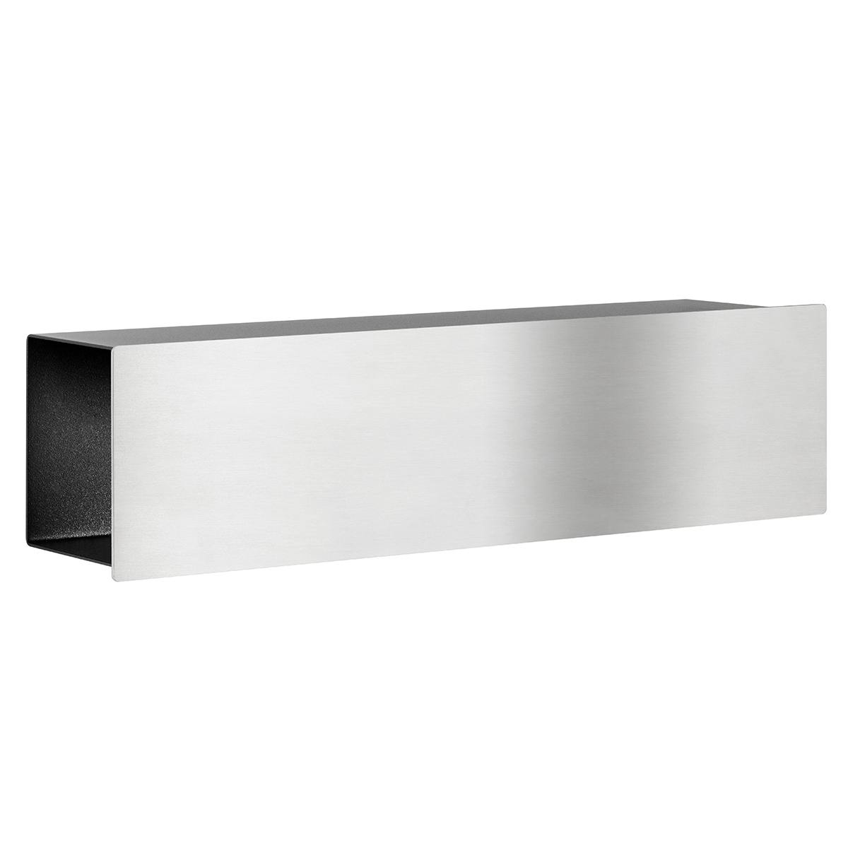 LCD Außenleuchten 3022 Zeitungsfach, Edelstahl/schwarz 3022 Zeitungsfach