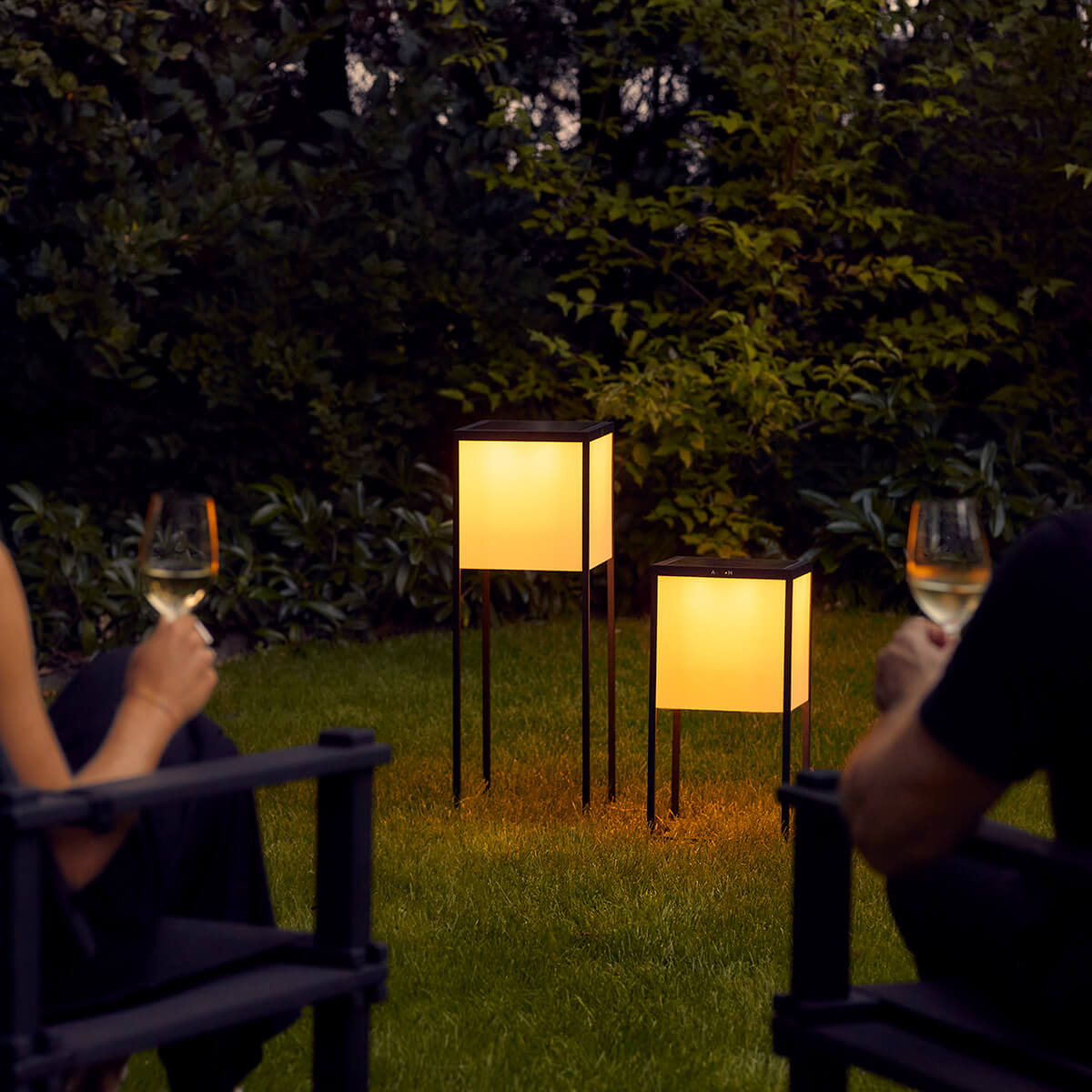 Fil LED Solarleuchte, Dim-to-Amber