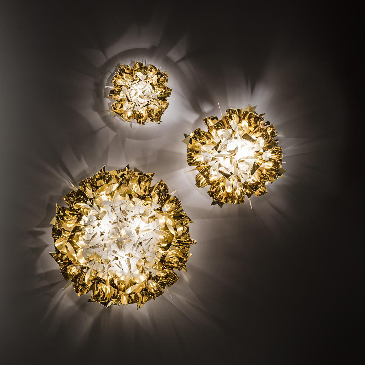 Slamp Veli Ceiling / Wall Leuchtenkollektion, gold (Gold)