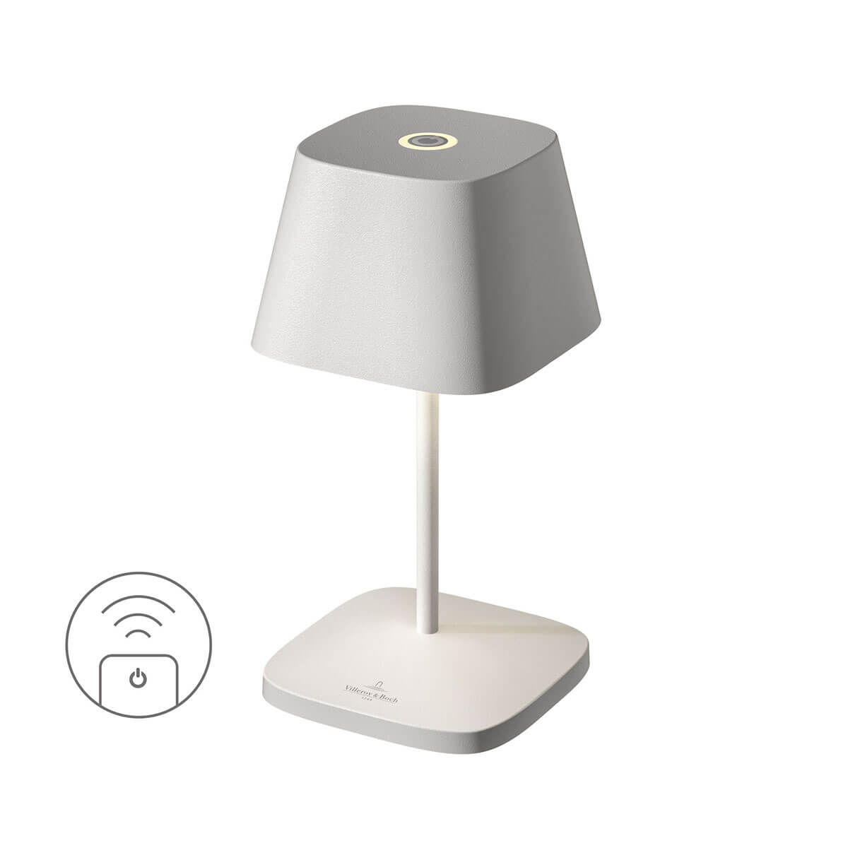 Villeroy & Boch Neapel RC LED Akkuleuchte, weiß