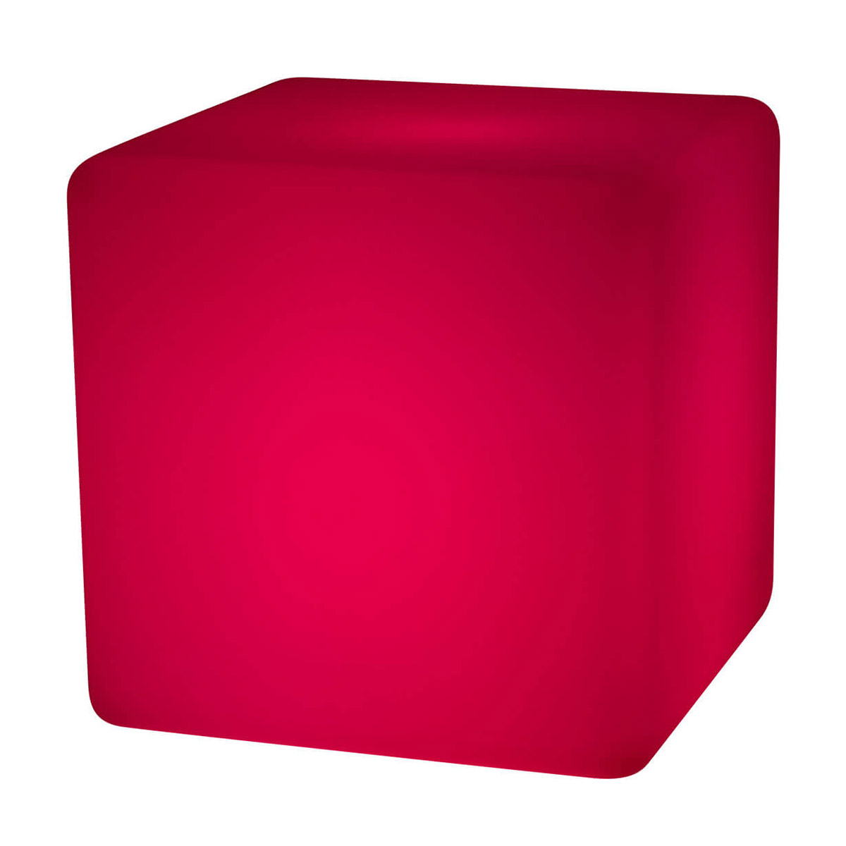 Epstein-Design Würfel RGB-LED Akkuleuchte, 45 cm, weiß