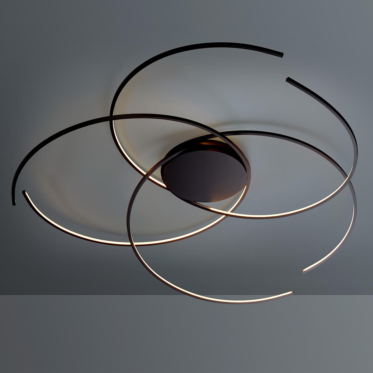 Escale Space Deckenleuchte, Länge: 100 cm, schwarz