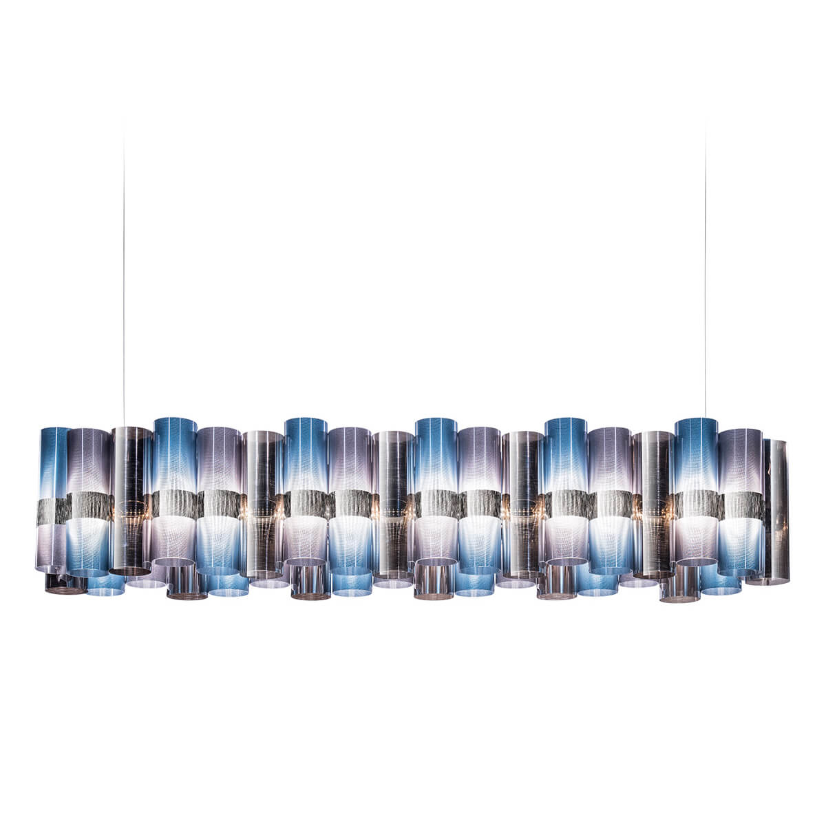 Slamp La Lollo LED Suspension Linear 140, Gradient (farbig changierend)