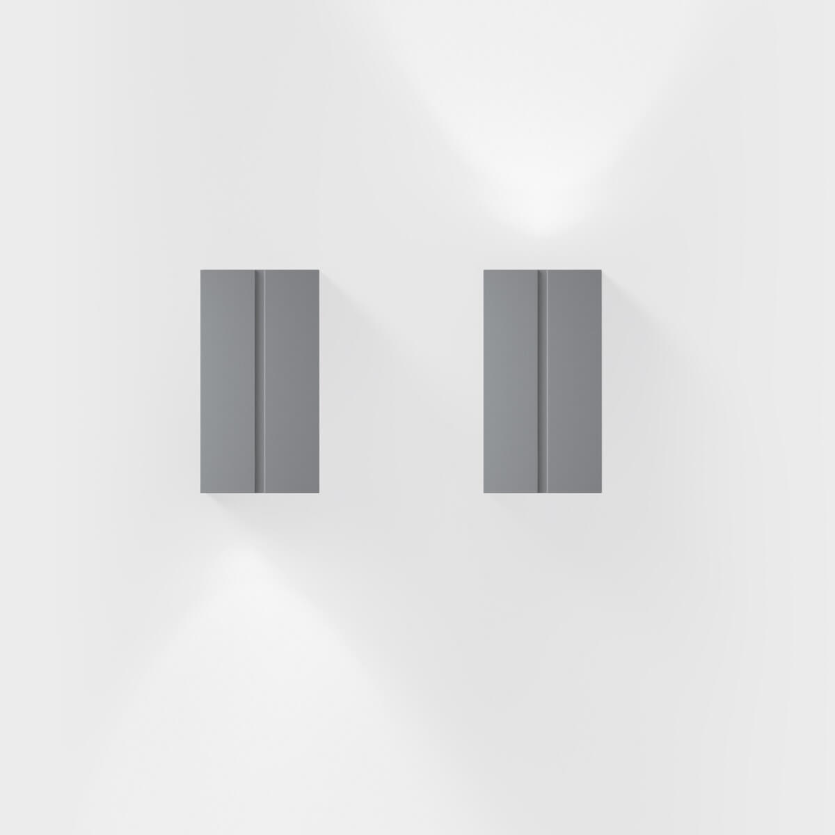 IP44.DE Cut One LED Außenwandleuchte, space grey (grau), wahlweise als Up- oder Downlight einsetzbar