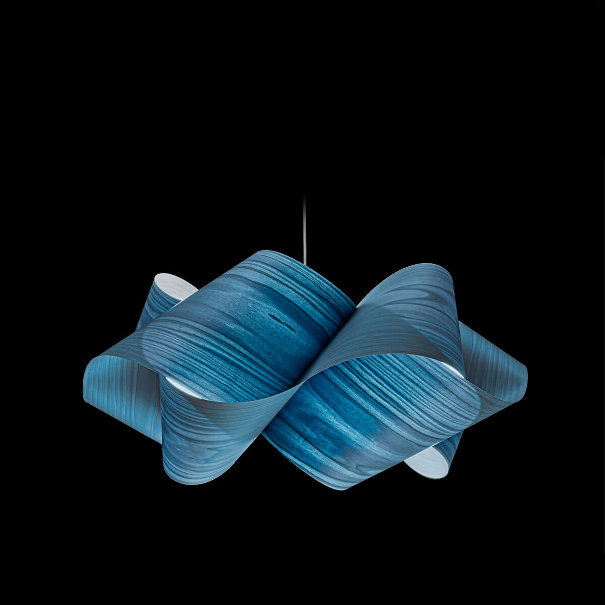 LZF Lamps Swirl Small Pendelleuchte, blau