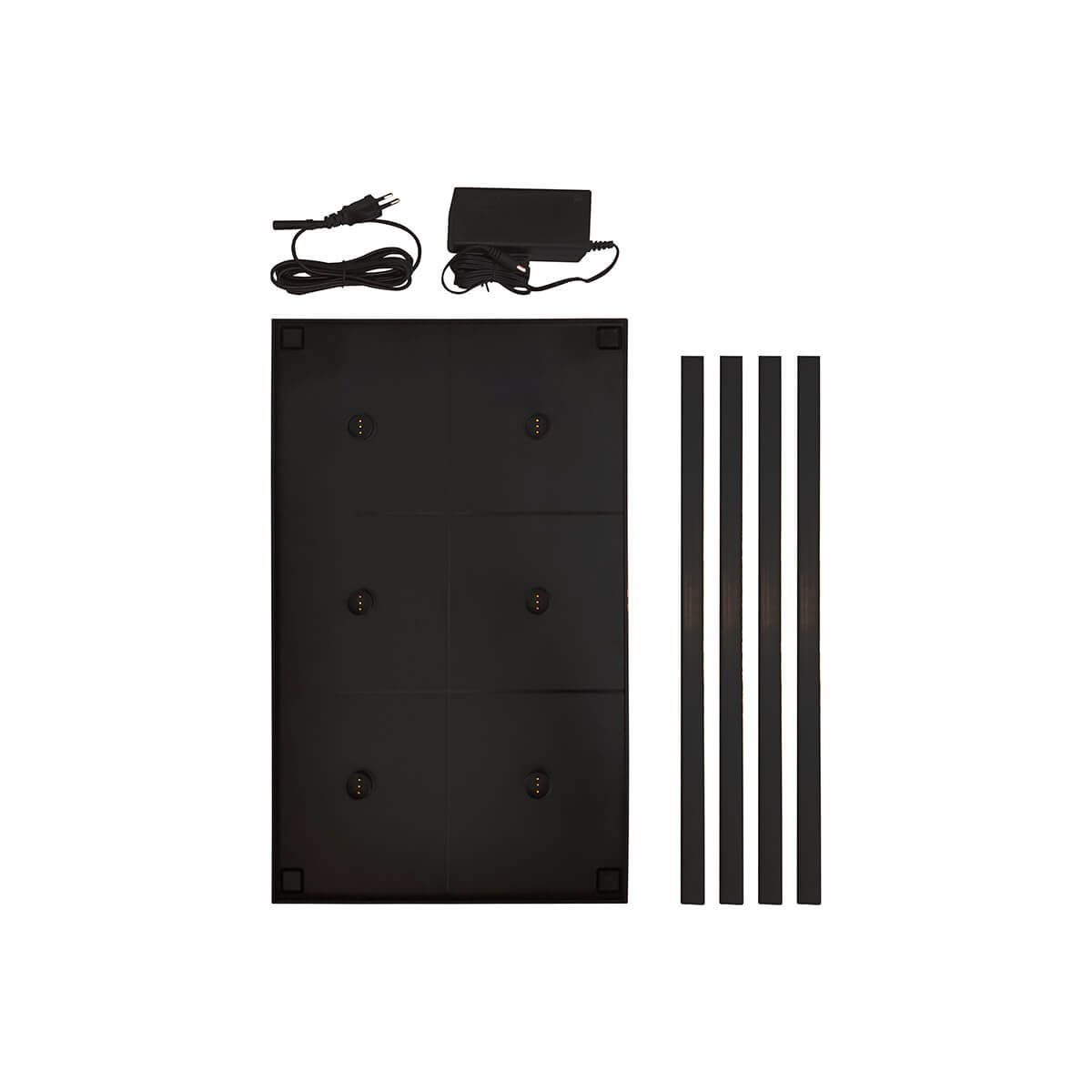 Zafferano AiLati Multi-Kontaktladestation für Olivia, Ofelia & Circe, schwarz