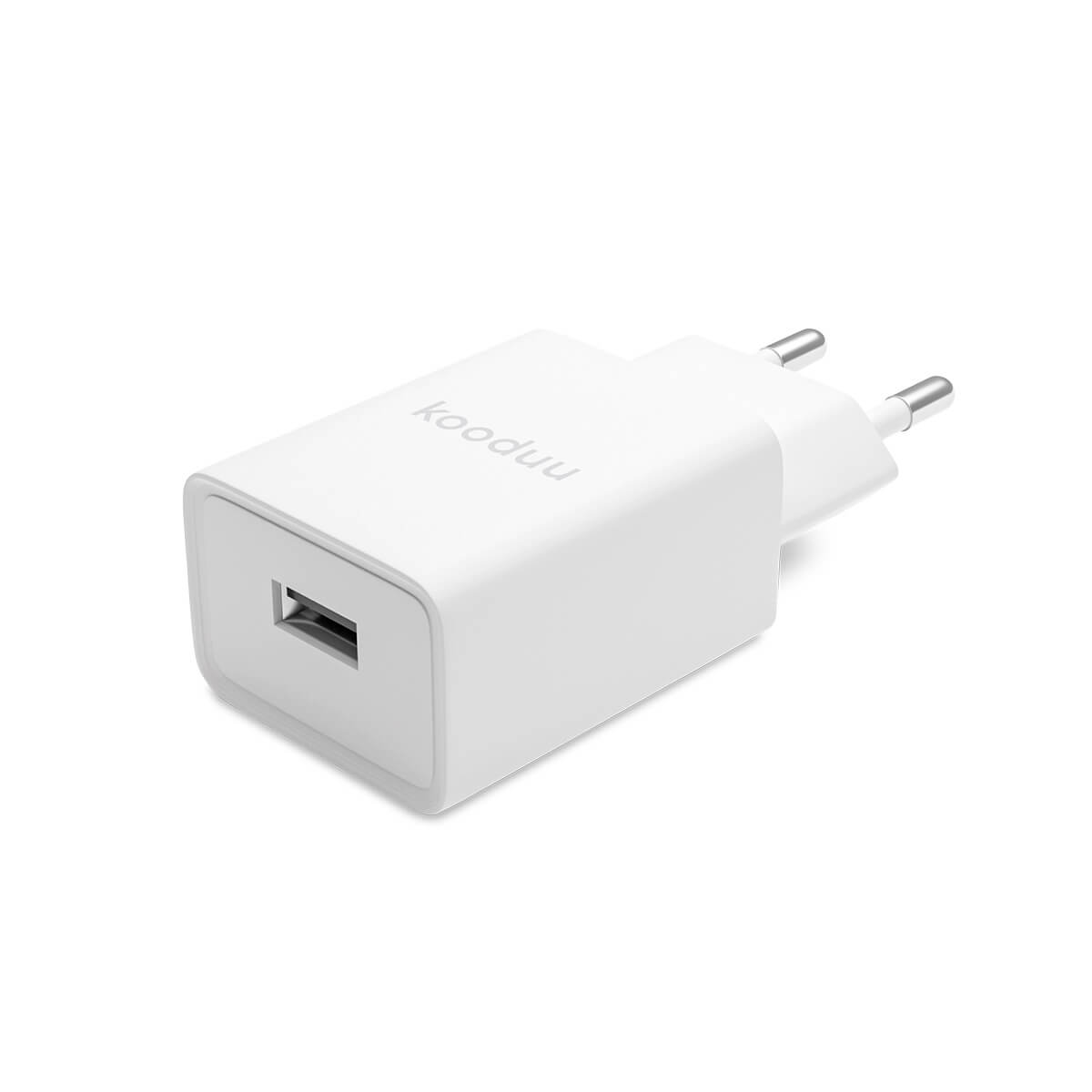 Kooduu USB-A-Adapter 5V 2A, weiß USB-A-Adapter 5V 2A