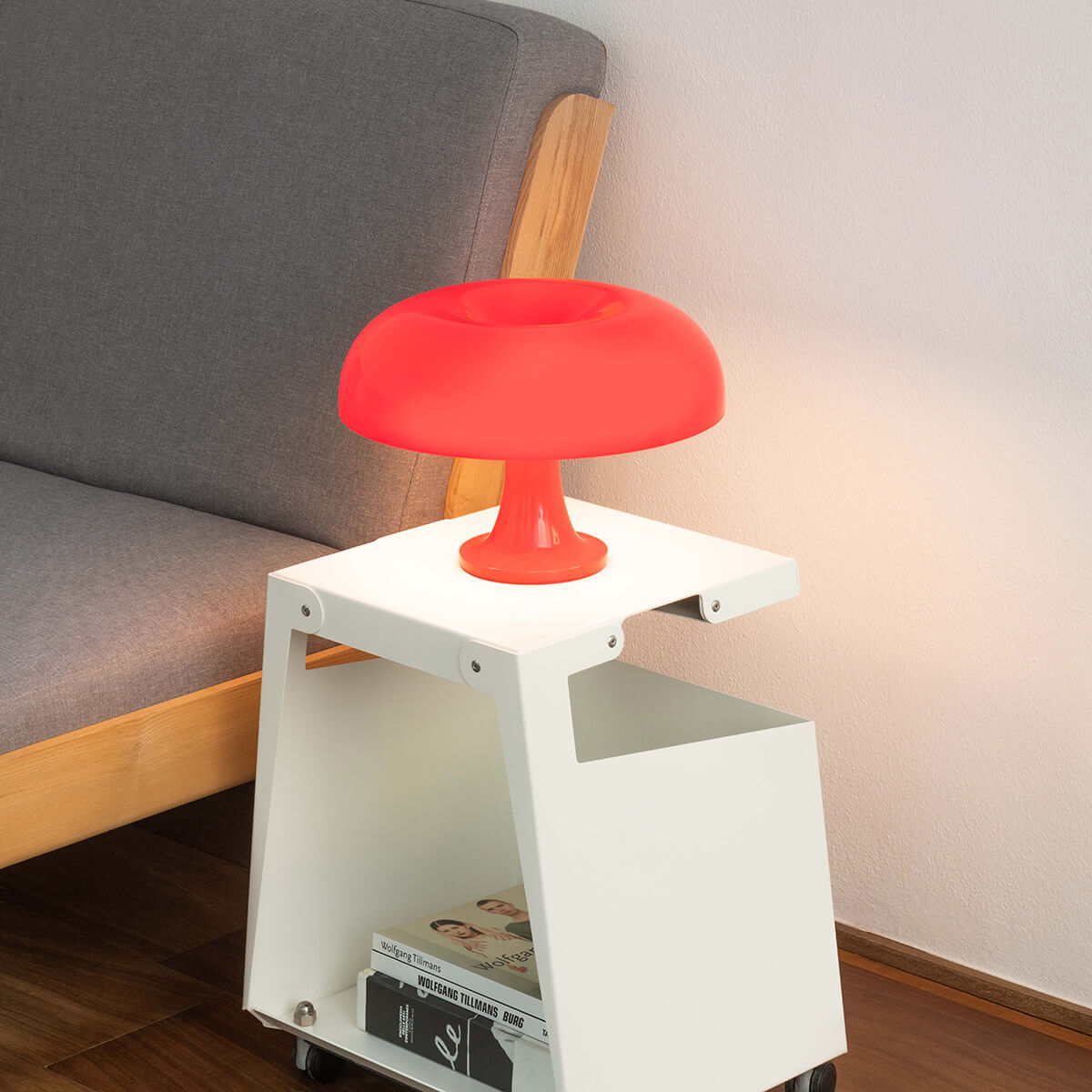 Artemide Nessino Tavolo, rot