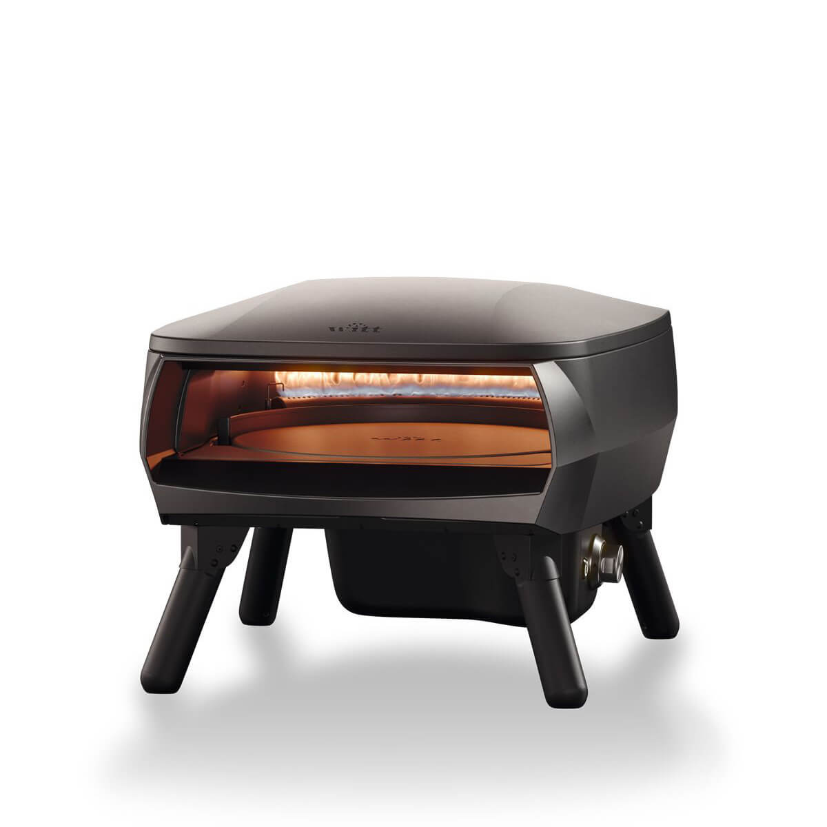 Witt ETNA Rotante Piccolo Pizzaofen, 1 Brenner, rotierend, schwarz matt