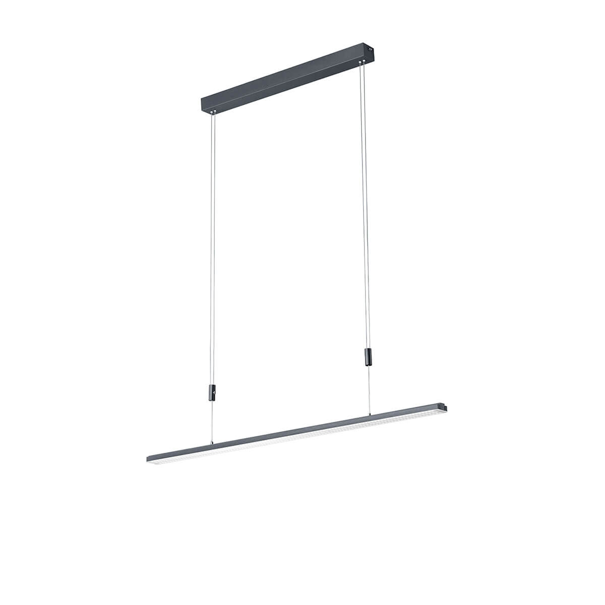 Bankamp Lightline II up & down LED Pendelleuchte, Vertical dim, anthrazit matt eloxiert