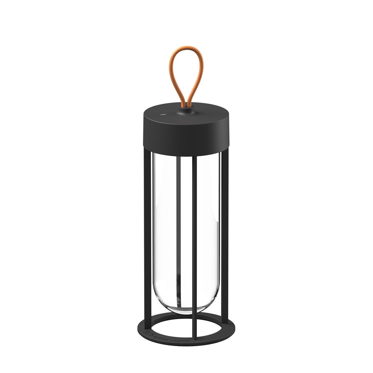 Flos In Vitro Unplugged LED Akkuleuchte, 2700 K, schwarz
