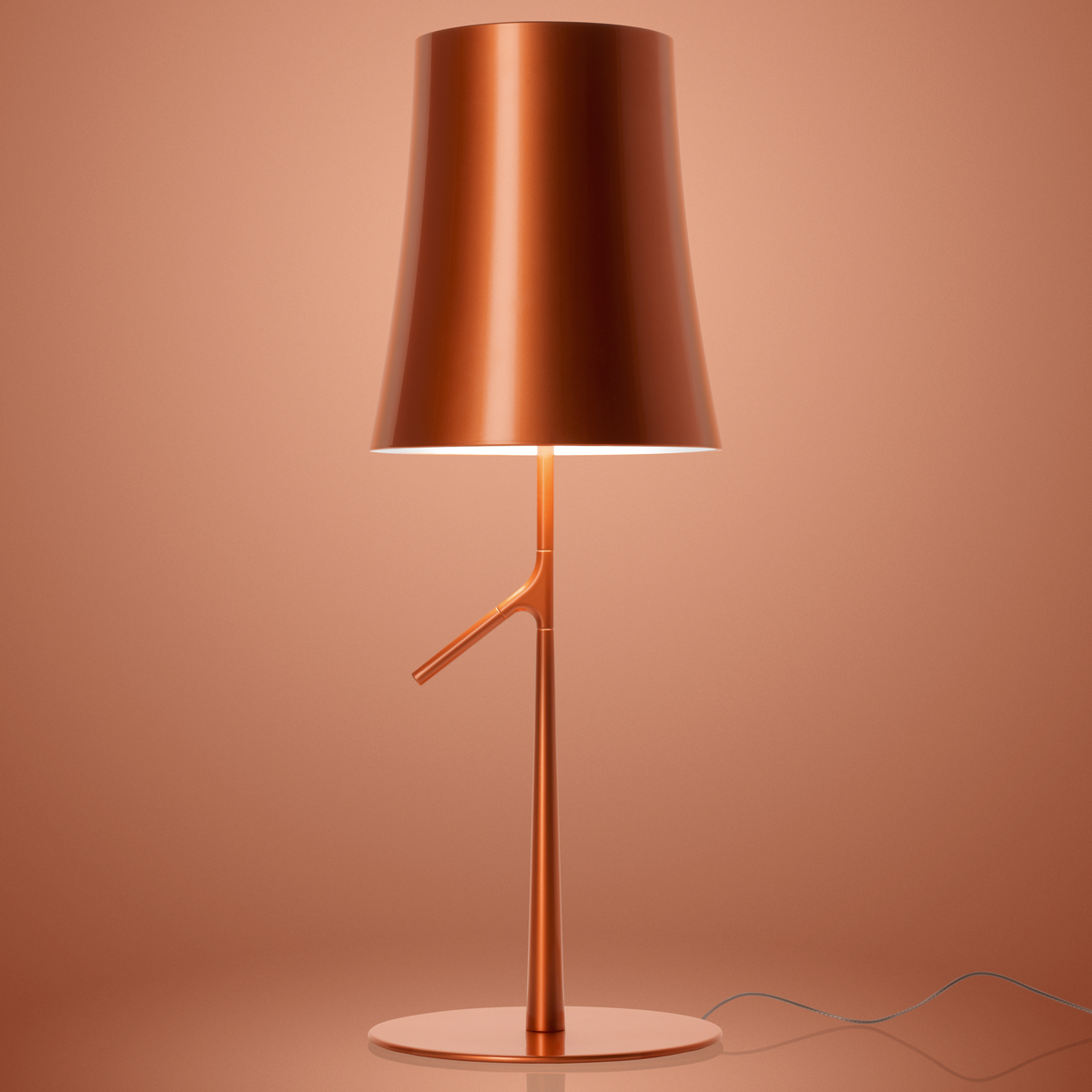 Foscarini Birdie Grande LED Tavolo, rame (Kupfer)