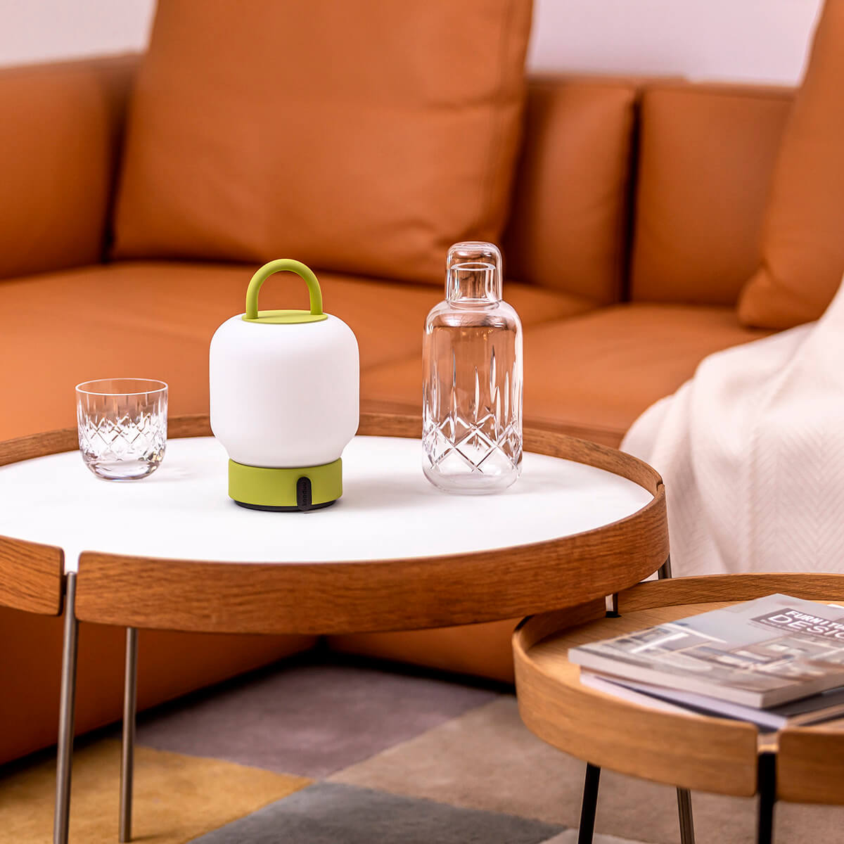 Kooduu Loome LED Akkuleuchte, Moss (grün)
