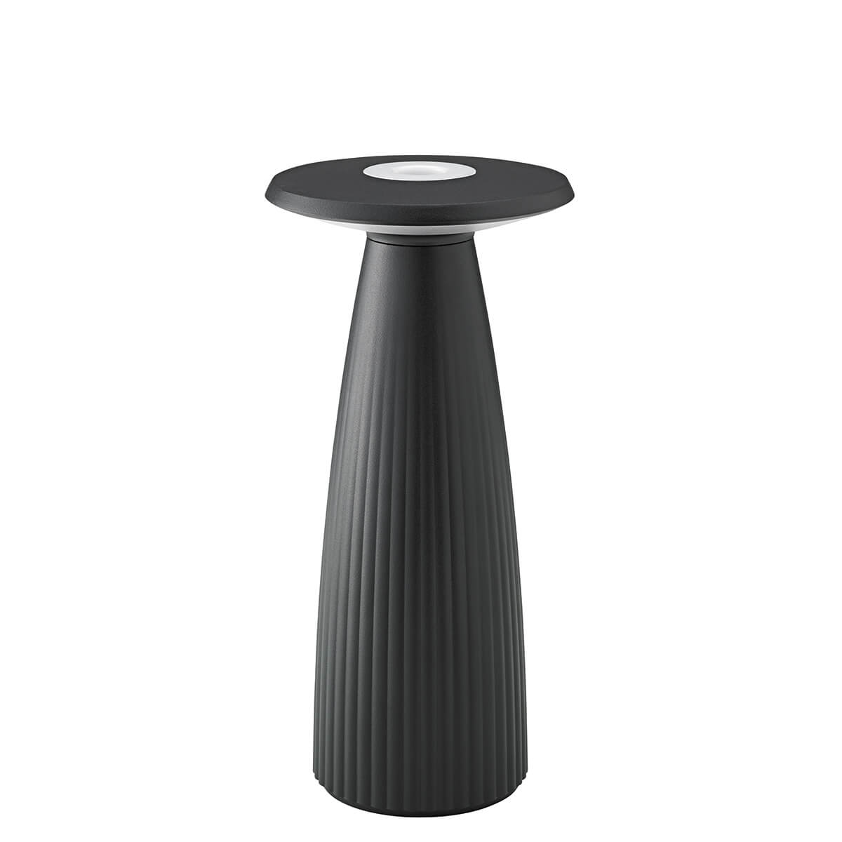 Sigor Nuflair LED Akkuleuchte & Vase, schwarz